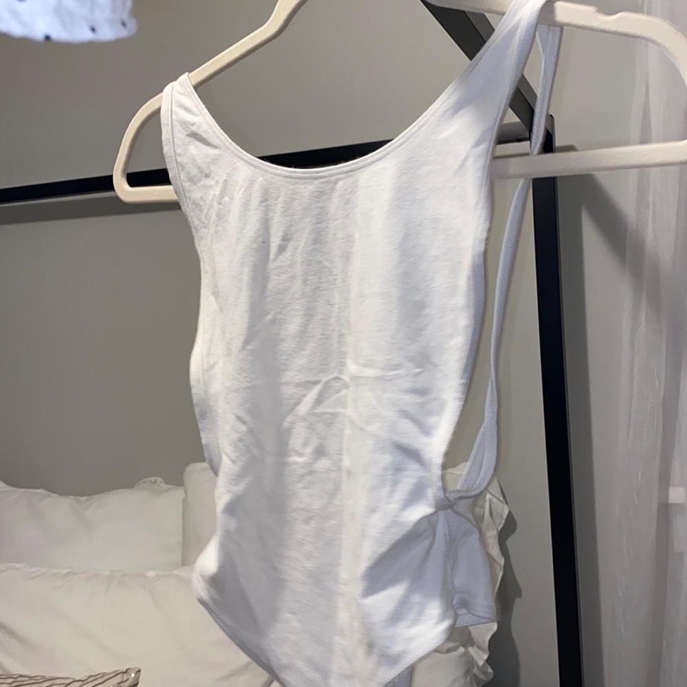 American apparel backless bodysuit